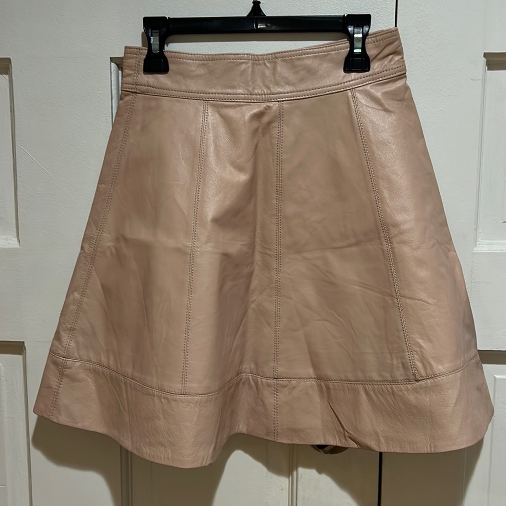 Bebe Leather Skirt